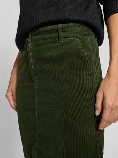 FREE/QUENT Minirok van corduroy, model 'Cordy' Kaki - 3