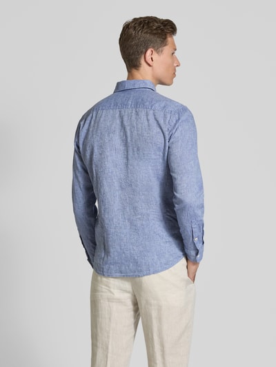 JOOP! Jeans Freizeithemd mit Knopfleiste Modell 'Hanson' Marine 5