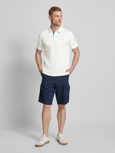 Gant Regular Fit Poloshirt mit Label-Stitching Offwhite 1