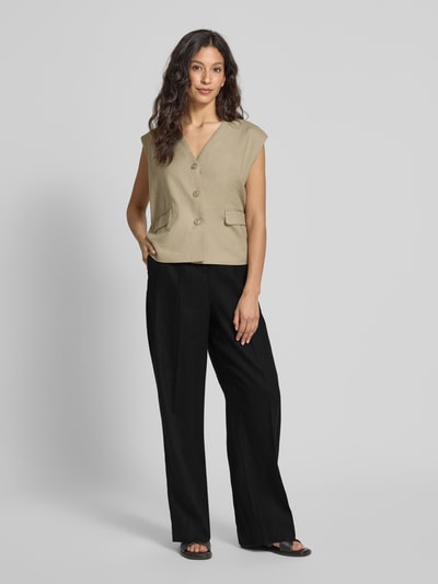 Tommy Hilfiger Tailored Fit Leinenhose aus Leinen-Lyocell-Mix BLACK 1