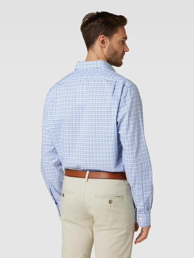Polo Ralph Lauren Slim fit zakelijk overhemd met ruitjes Koningsblauw - 5