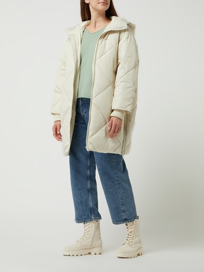 Marc O'Polo Denim Oversized, gewatteerd jack met capuchon  Offwhite - 1