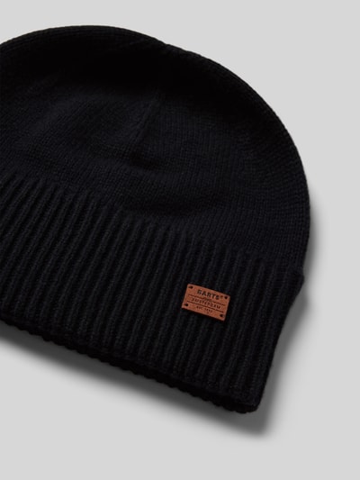 Barts Beanie mit Label-Applikation Modell 'LACKE' Black 2