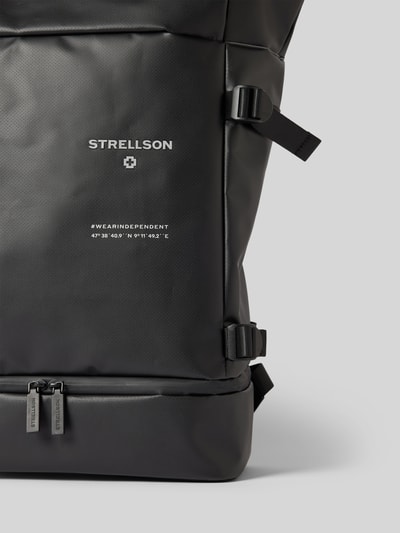 Strellson Rucksack mit Label-Print Modell 'sebastian' Black 3