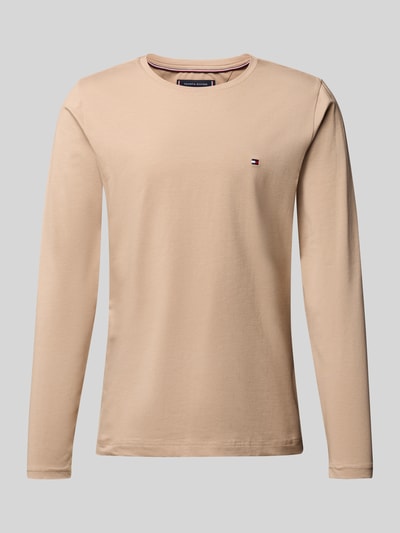 Tommy Hilfiger Slim fit T-shirt van katoenmix Beige - 2