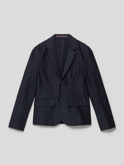 Tommy Hilfiger Teens Blazer met gestileerde zakken, model 'COMFORT' Marineblauw - 1