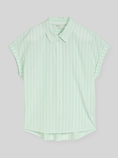 Tom Tailor Denim Relaxed Fit Bluse aus reiner Baumwolle Schilf 2