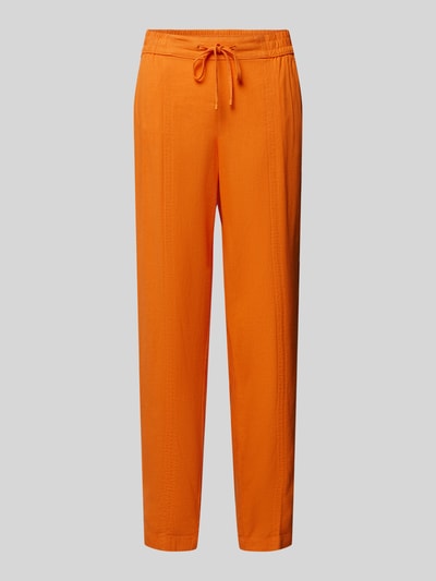 s.Oliver RED LABEL Tapered Fit Stoffhose mit Tunnelzug Orange 2