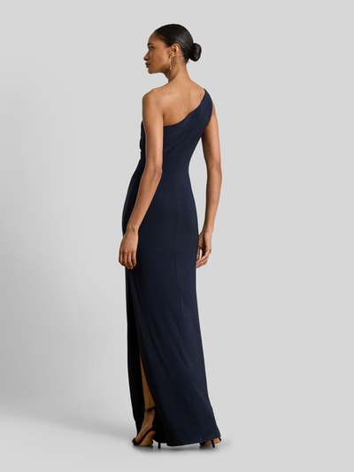 Lauren Ralph Lauren Figurbetontes Abendkleid mit One-Shoulder-Ausschnitt Dunkelblau 5