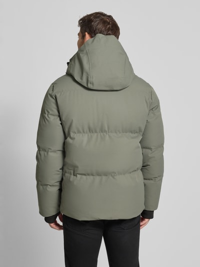 GOFRANCK Kurtka pikowana z kapturem model ‘BAYU’ Oliwkowy 5