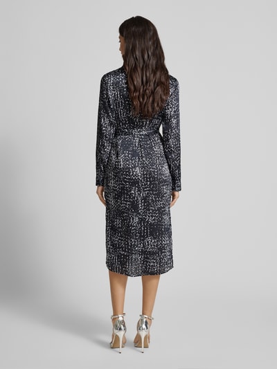 Calvin Klein Womenswear Sukienka koszulowa z wiązanym paskiem Granatowy 5