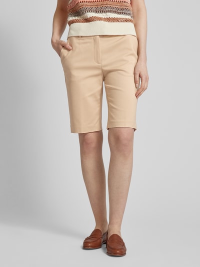 FREE/QUENT Bermudas in unifarbenem Design Modell 'Isabella' Taupe 4