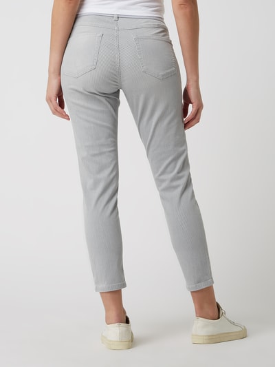 Angels Cropped Jeans mit Stretch-Anteil Modell 'Ornella Sporty'  Hellgrau 5