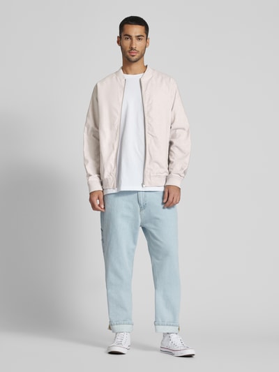 Jack & Jones Jacke mit Reißverschlusstaschen Modell 'SUMMER' Offwhite Melange 1