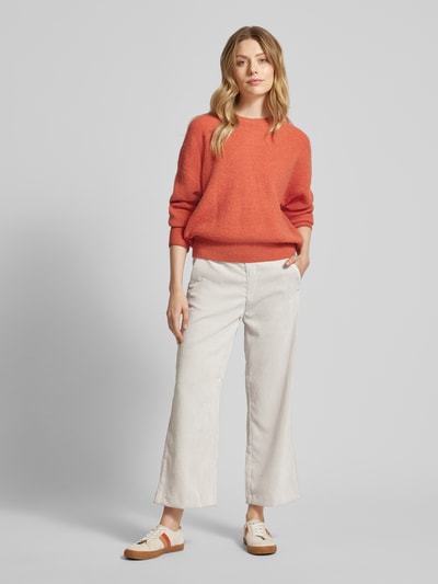 MAC Cropped Culotte aus Cord Offwhite 1