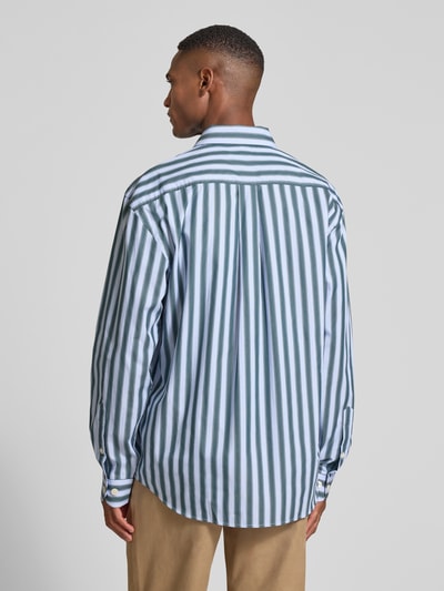 SELECTED HOMME Relaxed fit vrijetijdsoverhemd van puur katoen, model 'RLXHENRIC' Donkergroen - 5