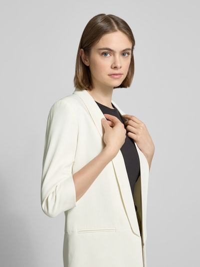 Only Regular Fit Blazer mit angedeuteten Paspeltaschen Modell 'ELLY' Offwhite 3