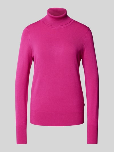 Christian Berg Woman Gebreide pullover met ribboorden Fuchsia - 2