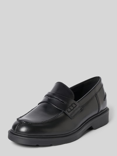 JACK & JONES Loafer aus echtem Leder Black 1