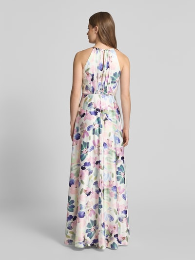 Jake*s Cocktail Abendkleid mit Bindegürtel Ecru 5