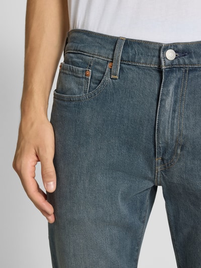 Levi's® Regular Fit Jeans mit Eingrifftaschen Modell '502® TAPER' Jeansblau 3