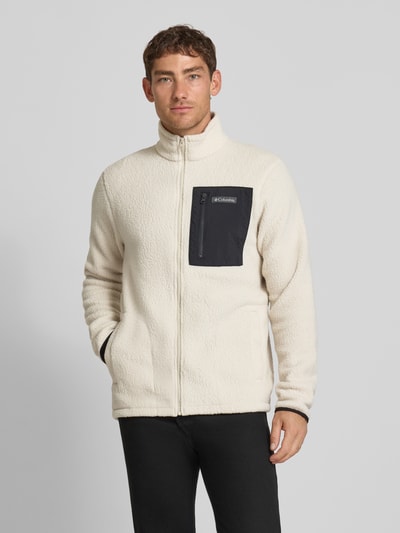 COLUMBIA Fleecejack met borstzak en labelstitching, model 'Jasper' Kit - 4