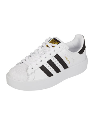 adidas Originals Sneaker aus Leder mit Plateausohle Weiss 1