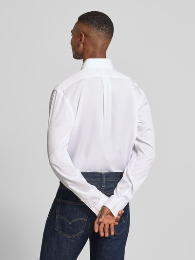 Polo Ralph Lauren Custom Fit Business-Hemd mit Knopfleiste Weiss 5