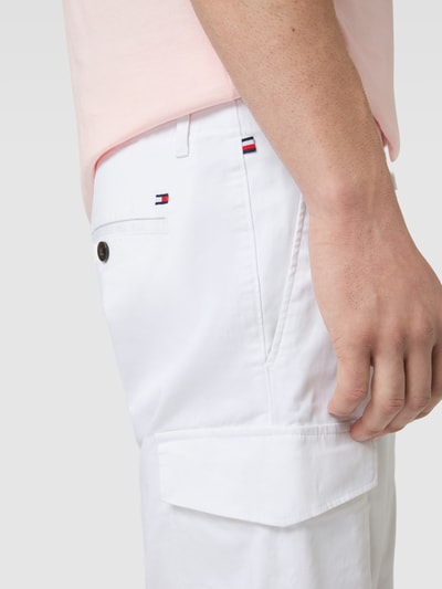 Tommy Hilfiger Cargoshorts mit Cargotaschen Modell 'JOHN' Weiss 3