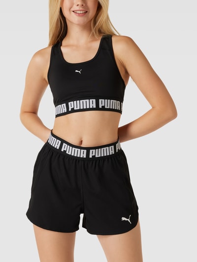 PUMA PERFORMANCE Bustier met racerback, model 'Mid Impact Puma Strong' Zwart - 4