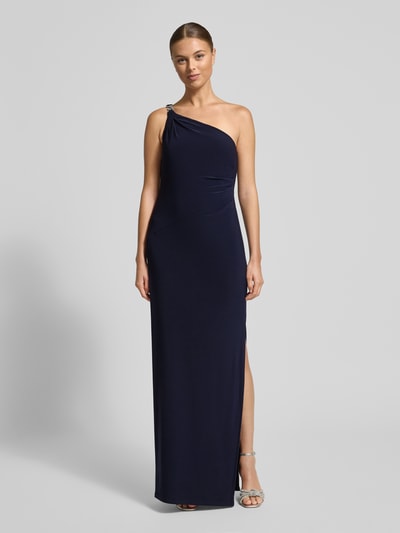 Lauren Ralph Lauren Abendkleid im One-Shoulder-Look Modell 'BELINA' Marine 4