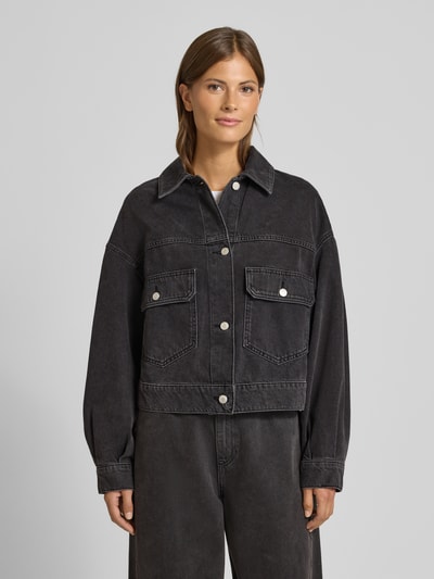 JAKE*S STUDIO WOMAN Jack met knoopsluiting Steengrijs - 4