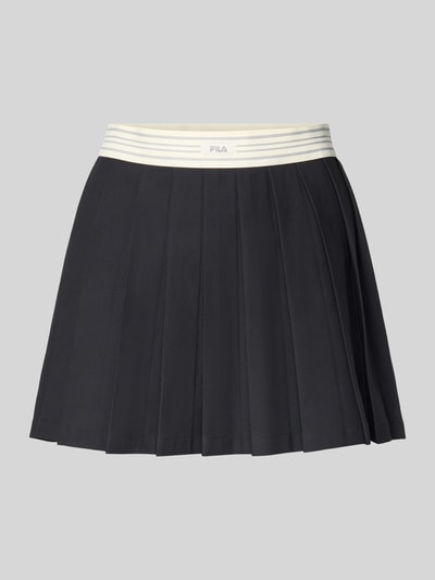 FILA Minirok met plooien en elastische band, model 'BELLAGIO' Zwart - 2