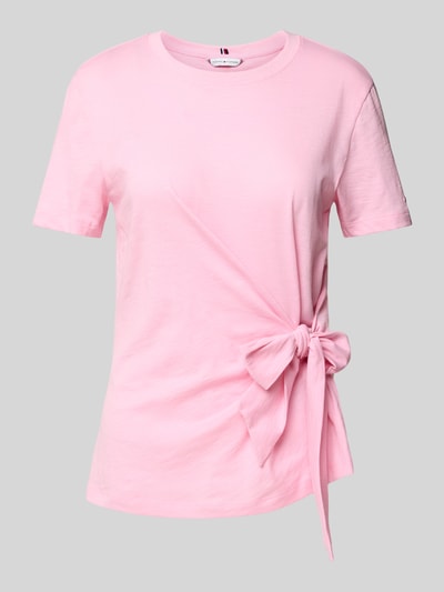 Tommy Hilfiger  Regular Fit T-Shirt aus reiner Baumwolle Pink 2