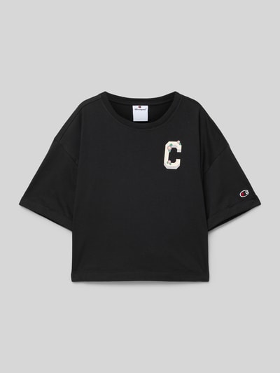 CHAMPION T-shirt met logoprint Zwart - 1