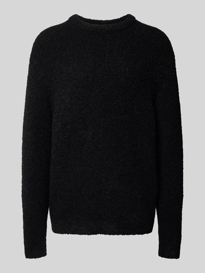 Jack & Jones Strickpullover in Bouclé-Optik Modell 'MEADOWS' Black 2
