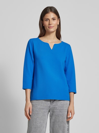 Betty Barclay Sweatshirt mit V-Ausschnitt Royal 4