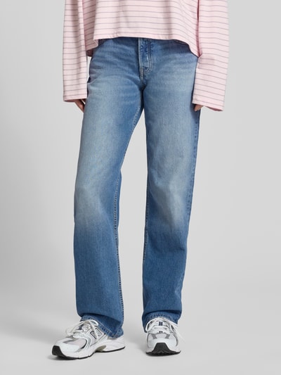 Tommy Jeans Straight Fit Jeans aus Baumwoll-Mix Modell 'SOPHIE' Jeansblau 4