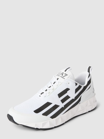 EA7 Emporio Armani Sneaker in Two-Tone-Machart Weiss 1