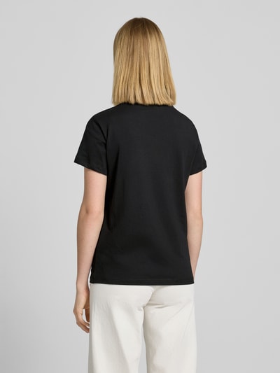 Tom Tailor Regular Fit T-Shirt aus reiner Baumwolle Black 5