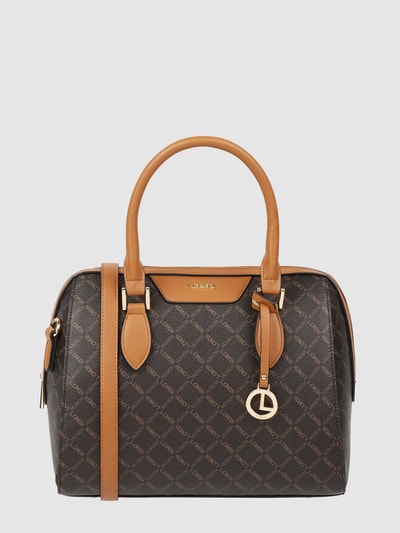 L.Credi Handtasche in Leder-Optik Modell 'Filiberta' Dunkelbraun 2
