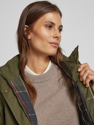 Barbour Jacke mit Kapuze Modell 'BUTTERCUP' Oliv 3