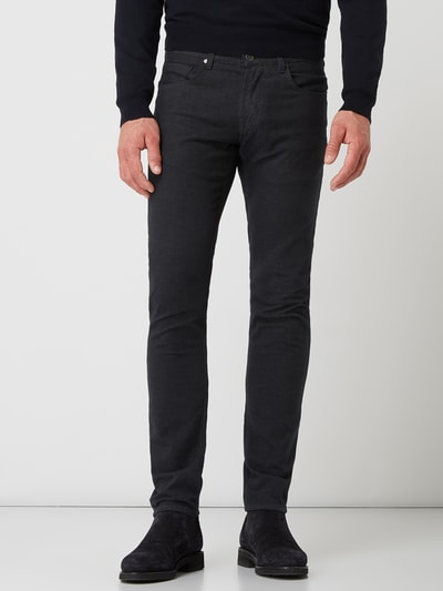 Baldessarini Slim fit broek met stretch, model 'John' Antraciet - 4