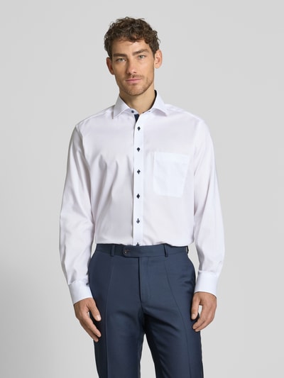 ETERNA Comfort Fit Business-Hemd mit Knopfleiste Weiss 4