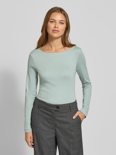 Christian Berg Woman Bluzka z długim rękawem z dekoltem okrągłym Jasnoturkusowy 4