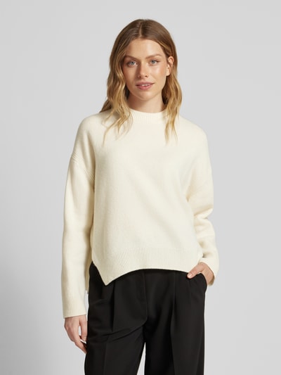 Drykorn Gebreide pullover met ronde hals, model 'LIZIELA' Ecru - 4