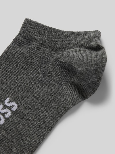 BOSS Sneakersocken mit Label-Detail im 2er-Pack Mittelgrau 2