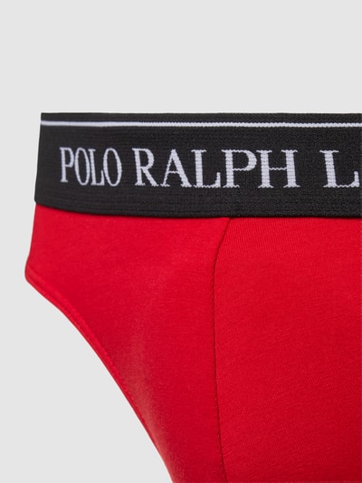 Polo Ralph Lauren Underwear Slipy o kroju regular fit w jednolitym kolorze Ciemnoczerwony 2