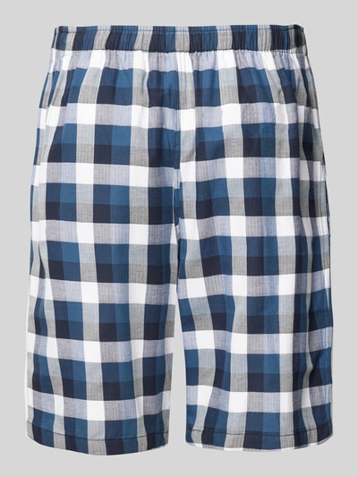 Schiesser Pyjama-Shorts mit Eingrifftaschen Blau 3