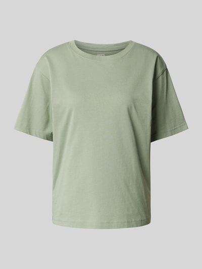 Jake*s Casual Oversized T-Shirt mit überschnittenen Schultern Oliv 2